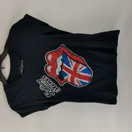 The Rolling Stones Official Tee Women Black Graphic Tee L alternative image