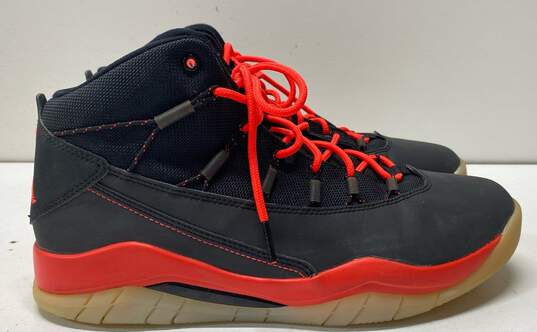Nike Air Jordan Prime Flight Black/Red Athletic Shoe Men 8 image number 3