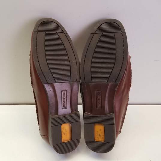 Deer Stags Leather Upper Loafers US 13 Brown image number 5
