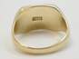 Elegant 10k Yellow Gold Word Etched Ring 4.6g image number 4