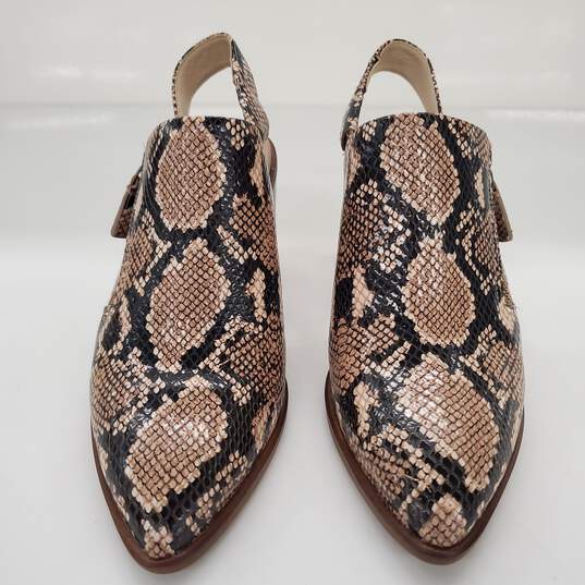 Cole Haan Grand Series Vicky Slingback Booties Snakeskin Size 5B image number 4
