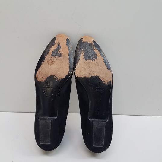 Bruno Magli Suede Embellished Heels Black 7 image number 5