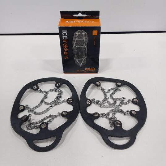 Ice Trekkers Snow Chains for Shoes 2pc Lot image number 2