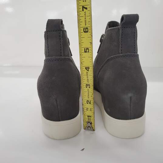 Steve Madden Women's Wedgie Grey Suede Sneakers Size 8.5 image number 4
