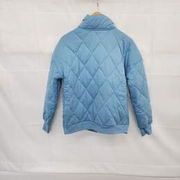 ALYA Light Blue Quilted Button Up Jacket WM Size S NWT alternative image