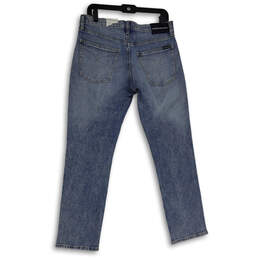 NWT Mens Blue Denim Medium Wash 5 Pocket Design Straight Jeans Size 30x30 alternative image