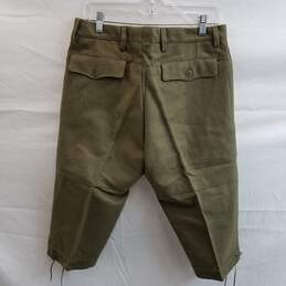 Vintage Italian Wool Military Pants Size 34 Waist alternative image