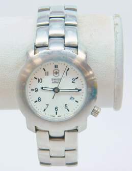 Men's Victorinox Swiss Made V7-01 Stainless Steel Calendar Watch