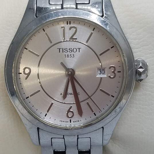 Tissot 1853 Swiss T038007 28mm Sapphire Crystal Automatic Skeleton Back Watch 67.0g image number 2