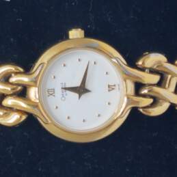 Caravelle By Bulova T8 Gold Tone 21mm Bracelet Watch