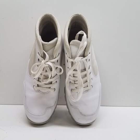 Nike Air Primo White Leather Boots Men's Size 11 image number 6
