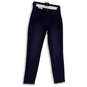 NWT Womens Blue Denim Dark Wash Pockets Stretch Skinny Leg Jeans Size 2 image number 1