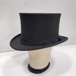Finchley Black Top Hat Size 7 1/8