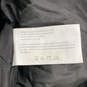 Womens Black Long Sleeve  Side Pocket Full-Zip Hooded Puffer Jacket Size L image number 4