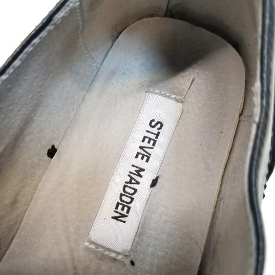Steve Madden Black Leather Lining Men's Loafer Size 9 image number 7