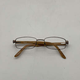 Womens Brown RB8581 1033 Full Rim Clear Lens Rectangular Eyeglasses