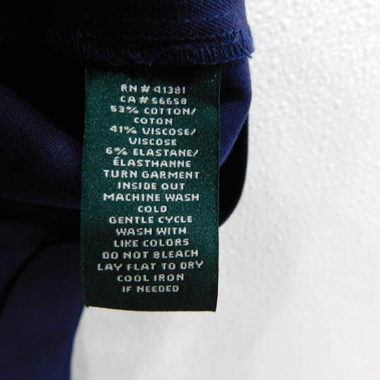 Ralph Lauren Womens Navy Dress Pants Size 16w image number 3