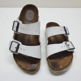 Birkenstock Womens Arizona Sandal White Size US Sz 5