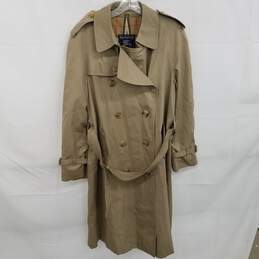 Burberrys' Beige Belted Trench Coat Men's Size 38R