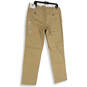 NWT Mens Beige Flat Front Pockets Stretch Straight Leg Chino Pants Sz 36x34 image number 2