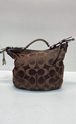 COACH 12676 Brown Signature Hobo Tote Bag