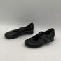 Womens Black Leather Round Toe Hook And Loop Mary Jane Shoes Size 6.5 image number 4