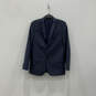 Mens Blue Long Sleeve Single-Breasted Two-Piece Suit Pants Set Size 18R image number 2