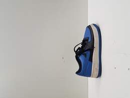 Nike Boys Air Force 1 Low Basketball Sneaker-Black/StarBlue-White Size 5Y