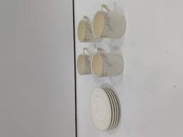 8pc Set of Porcelain Cups & Saucers
