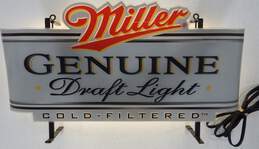 VTG Miller Genuine Draft Beer MGD Artlite Display Lighted Bar Sign