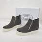 Steve Madden Women's Wedgie Grey Suede Sneakers Size 8.5 image number 1