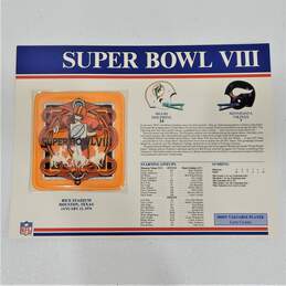Willabee & Ward 1967 Super Bowl 8 Patch  Miami/ Minnesota