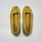 Keen Cortana Women's Yellow Canvas Peep Toe Wedge Shoes Size 7 image number 4