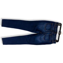 Womens Blue Medium Wash Denim Pocket Stretch Skinny Leg Jeans Size 8 alternative image