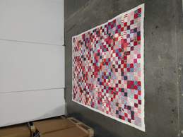 Handmade Multicolor Quilt Size 85"x65"