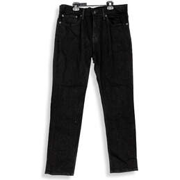 NWT Mens Black 511 Denim Medium Wash Stretch Straight Leg Jeans Size 34x32
