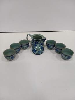 6PC Floral Pattern Porcelain Tea Set IOB alternative image