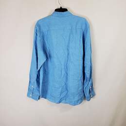 Tommy Bahama Mens Blue Long Sleeve Button Up Shirt Sz M NWT alternative image