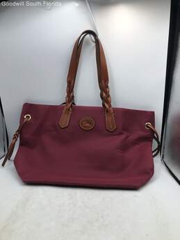 Dooney & Bourke Womens Maroon Tote Bag With Tags