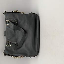 Michael Kors Womens Gray Leather Bottom Stud Inner Zip Pocket Shoulder Bag alternative image