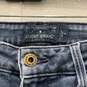 Lucky Brand Womens Blue Denim 5-Pocket Design Straight Leg Jeans Size 4x27 image number 3