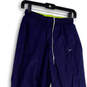 Mens Blue Elastic Waist Drawstring Pockets Pull-On Track Pants Size Medium image number 3
