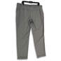 NWT Mens Gray Flat Front Slash Pocket Straight Leg Ankle Pants Size 40 image number 2