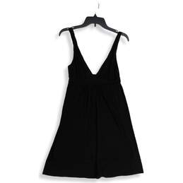 J.Crew Womens Black Sleeveless V-Neck Short A-Line Dress Size Small