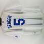 Majestic Men White MLB Dodgers Jersey #5 Seager 54 image number 2