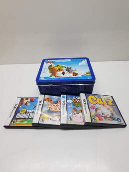 Nintendo DS Zelda Lunchbox and x4 DS Game Cases CASES ONLY