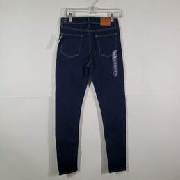 NWT Womens Dark Wash 5-Pockets Design Denim Cheville Ankle Jeans Size 8/29 alternative image