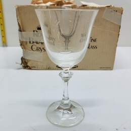 Vintage Royal Bavarian Crystal set of 6 wine glasses alternative image
