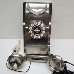 Crosley CR55 Push Button Wall Phone - Silver alternative image