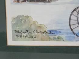Rainbow Row Charlestron SC Painting by Betty Schwark alternative image